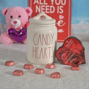 Rae Dunn "Candy Hearts" Canister